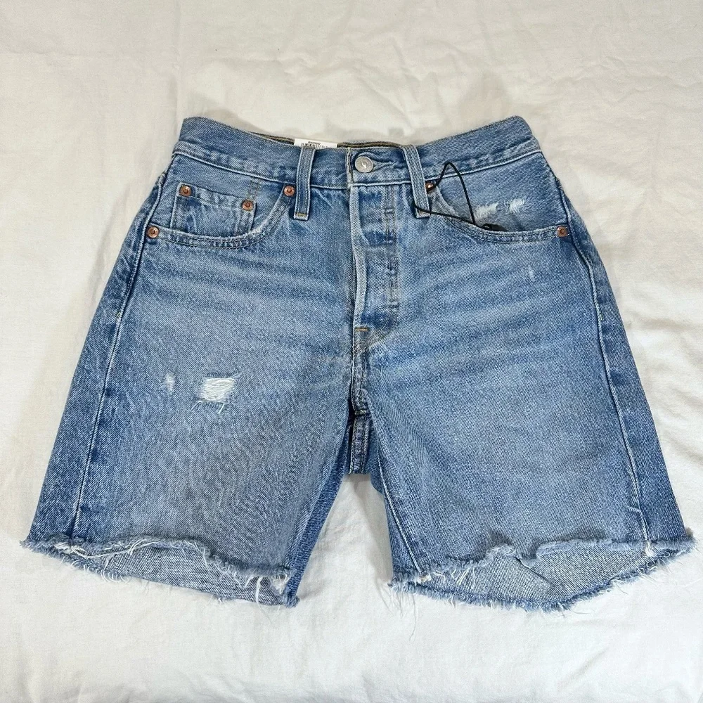 LEVI'S LUXOR STREET 501 MID THIGH SHORTS